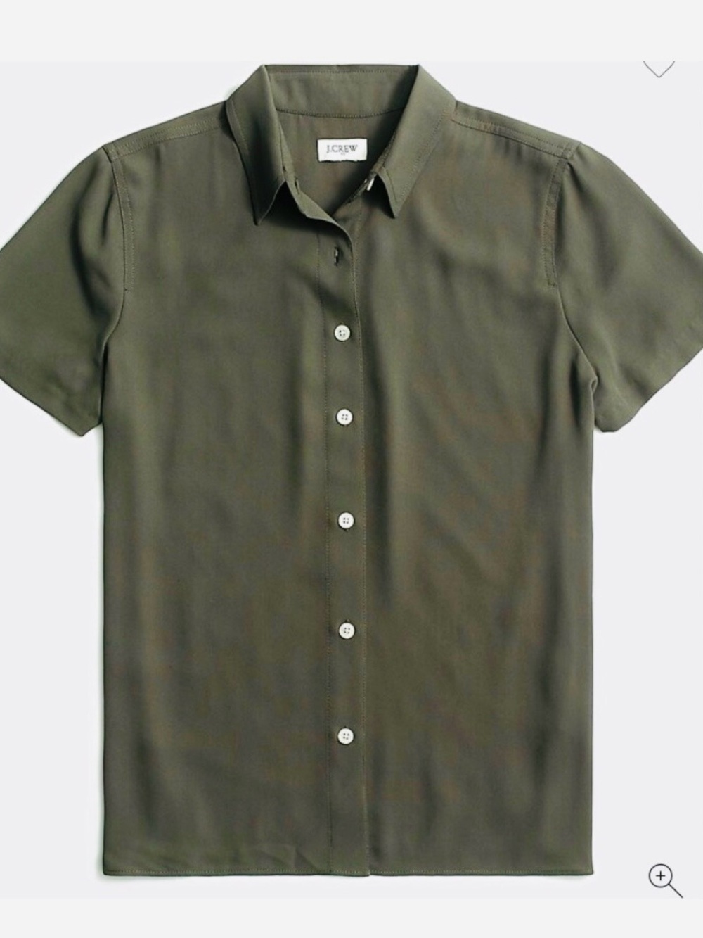 J.Crew Short Sleeve Button down shirt XS
